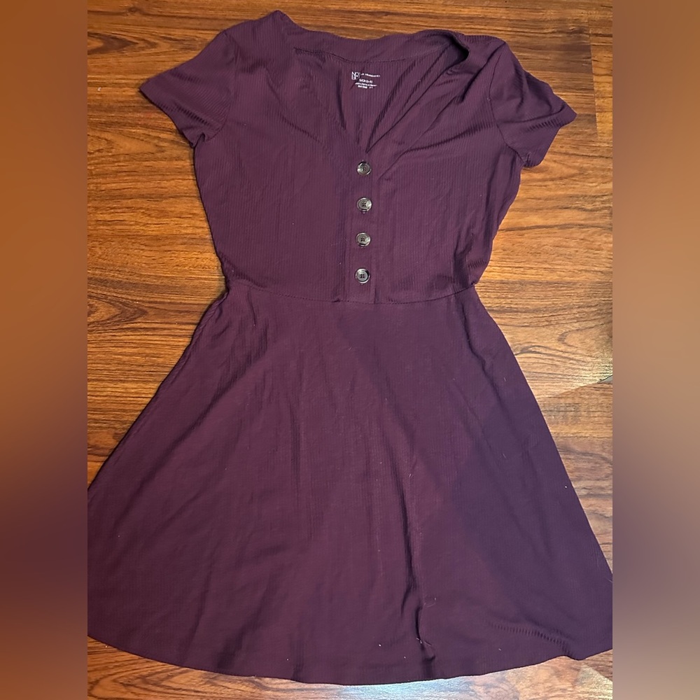 Button up dress